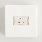"Mandala Corners" - Wedding Favor Stickers in Peony by Oma N. Ramkhelawan - In use