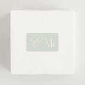 "Conley" - Wedding Favor Stickers in Leaf by Kristie Kern - In use