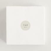 "Glide" - Wedding Favor Stickers in Porcelain by Jennifer Postorino - In use
