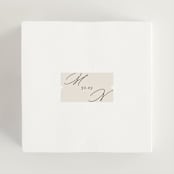 "Infinite" - Wedding Favor Stickers in Ivory by Angela Thompson - In use