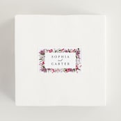 "Gather" - Wedding Favor Stickers in Lilac by Susan Moyal - In use