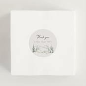 "Paradise" - Wedding Favor Stickers in Forest by Petra Kern - In use