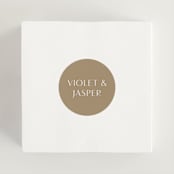 "english garden" - Wedding Favor Stickers in Daffodil by Lindsay Megahed - In use