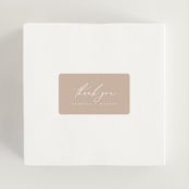 "Ophelia" - Wedding Favor Stickers in Dusty Rose by Kelly Schmidt - In use