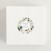 "Lilac Bloom" - Wedding Favor Stickers in Opal by Susan Moyal - In use
