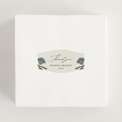 "Century" - Wedding Favor Stickers in Robins Egg by Jen Owens - In use