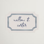 "Vase" - Wedding Favor Stickers in Neptune by Kelly Watkins - Sticker