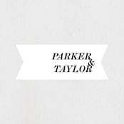 "Slanted" - Wedding Favor Stickers in Noir by Drango Design - Front