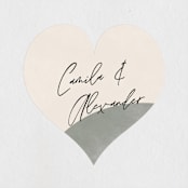 "Surface" - Wedding Favor Stickers in West by Pixel and Hank - Front