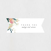"Pretty Wildflowers" - Wedding Favor Stickers in Garden by Lori Wemple - Front