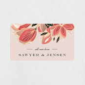 "Sawyer" - Wedding Favor Stickers in Cloisonné by Melanie Kosuge - Front