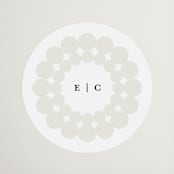 "Pearls" - Wedding Favor Stickers in Silk by mo kelley - Front