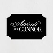 "This and That" - Wedding Favor Stickers in Diamond by Jessica Corliss - Front
