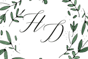 "Floral Wreath" - Wedding Favor Stickers in Fresh by Kelly Schmidt - In use