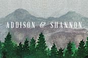 "Adventure Awaits" - Wedding Favor Stickers in Smoke by Elly - In use