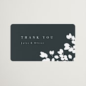 "Loire" - Wedding Favor Stickers in Deep Sea by Kristie Kern - Front