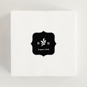 "Petite Sprig" - Wedding Favor Stickers in Black Dahlia by Olivia Raufman - In use