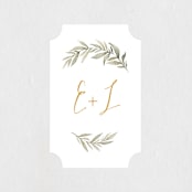"Summer Love" - Wedding Favor Stickers in Sunflower by Wildfield Paper Co - Front