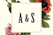 "Vintage Garden Invite" - Wedding Favor Stickers in Vintage Beige by Alisa Wismer - In use