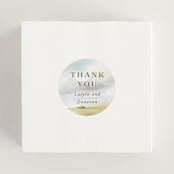 "Savanna" - Wedding Favor Stickers in Fern by Lindsay Megahed - In use