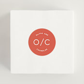 "rainbow 2.0" - Wedding Favor Stickers in Light Hearted by Deborah Chou - In use