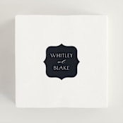"Luster" - Wedding Favor Stickers in Ocean by Stacey Meacham - In use