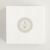 "Curves" - Wedding Favor Stickers in Chiffon by Amy Payne - In use