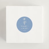 "Flora Arch" - Wedding Favor Stickers in Cerulean by Baumbirdy - In use