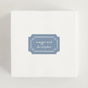 "Florence" - Wedding Favor Stickers in Sky by Kelly Watkins - In use