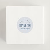 "Riviera" - Wedding Favor Stickers in Ocean by Kelly Schmidt - In use