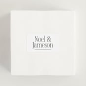 "Modern Space" - Wedding Favor Stickers in Cloud by Ashlee Townsend - In use