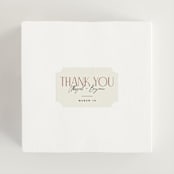 "together" - Wedding Favor Stickers in Cream Puff by Pixel and Hank - In use