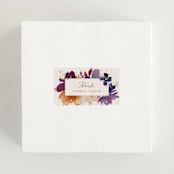 "Bouquet" - Wedding Favor Stickers in Cream by Lori Wemple - In use
