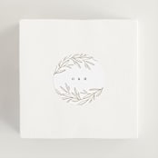 "Bianca" - Wedding Favor Stickers in Ink by Kristie Kern - In use