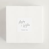 "Balanced" - Wedding Favor Stickers in Milk White by Robin Ott - In use