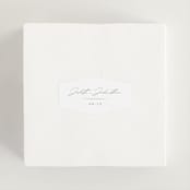 "Classic Line Frame" - Wedding Favor Stickers in Silk by Wildfield Paper Co - In use