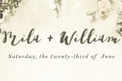 "English Countryside" - Wedding Favor Stickers in Moss by Design Lotus - In use