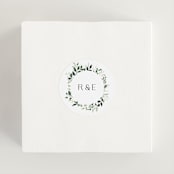 "Garden Serenity" - Wedding Favor Stickers in Greenery by Itsy Belle Studio - In use