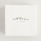 "Canopy" - Wedding Favor Stickers in Ivy by Everett Paper Goods - In use