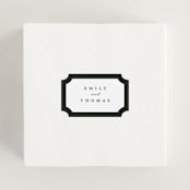 "Defined" - Wedding Favor Stickers in Snow by mo kelley - In use