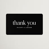 "Photographie" - Wedding Favor Stickers in Noir by Christie Garcia - Front