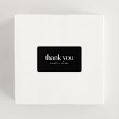 "Photographie" - Wedding Favor Stickers in Noir by Christie Garcia - In use