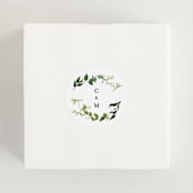 "Greenery" - Wedding Favor Stickers in Fern by Susan Moyal - In use