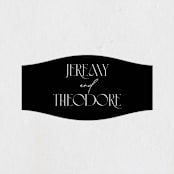 "Black-Tie" - Wedding Favor Stickers in Noir by Benita Crandall - Front