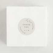 "Vine Wrap" - Wedding Favor Stickers in Cotton by Amy Kross - In use