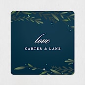 "Dreamkeeper" - Wedding Favor Stickers in Midnight by Jennifer Postorino - Front