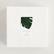 "Palm" - Wedding Favor Stickers in Classic Palm by Kaydi Bishop - In use