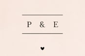 "Simply Perfect" - Wedding Favor Stickers in Blush by Brianne Larsen - In use