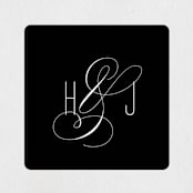 "Scripted Ampersand" - Wedding Favor Stickers in Classic by Roxy Cervantes - Front