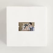"The Big Picture" - Wedding Favor Stickers in Ivory by Minted - In use